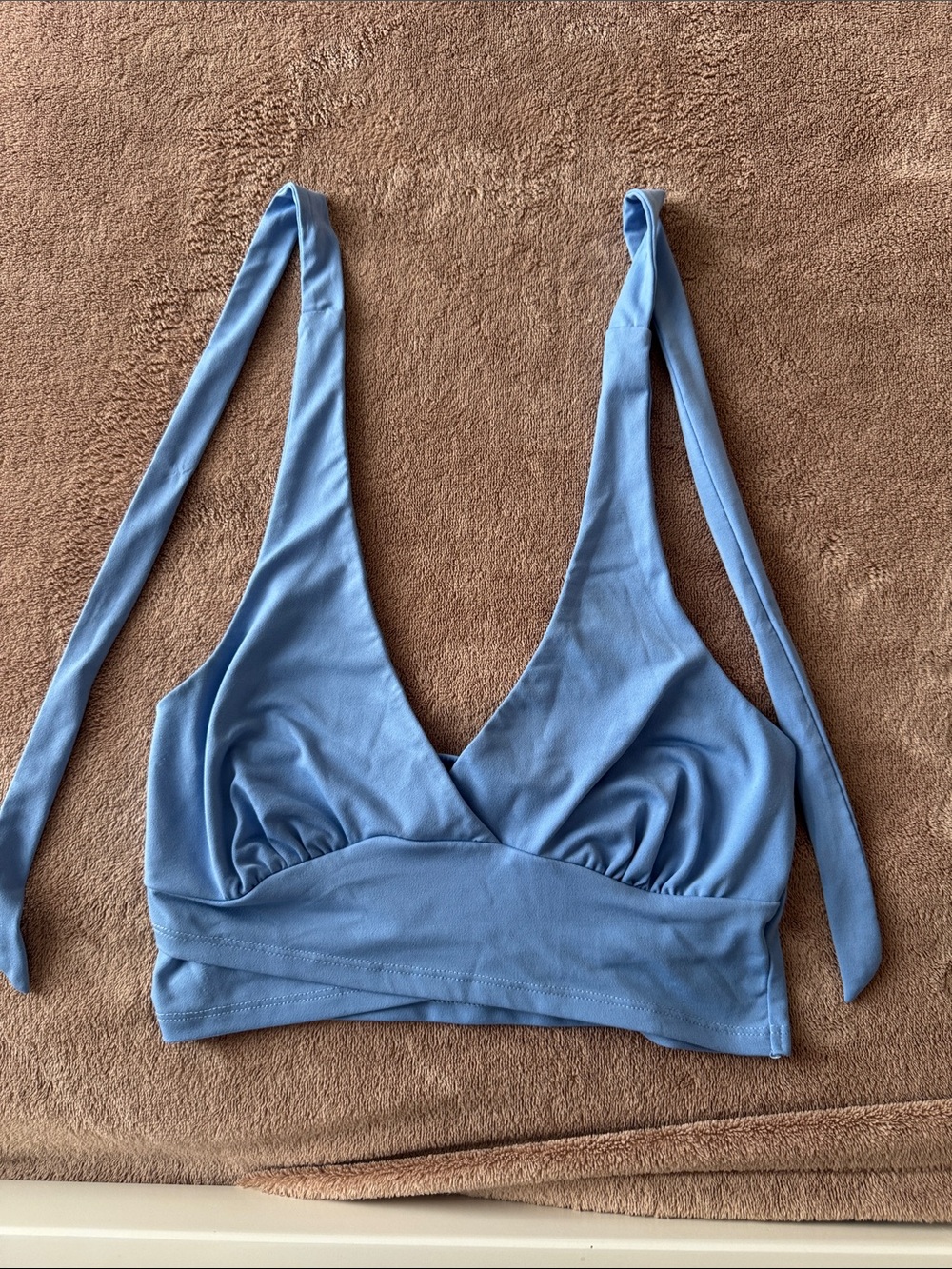 Light Blue Bralette Top for Women Garage